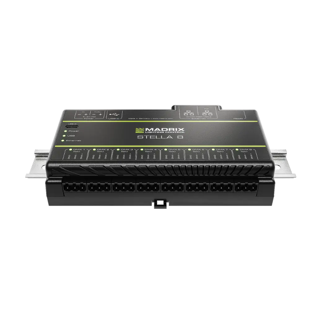 MADRIX_STELLA_8_View_Front_DINRail.webp
